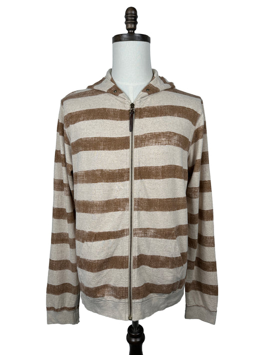 SS12 Papyrus Border Hoodie F.Z.