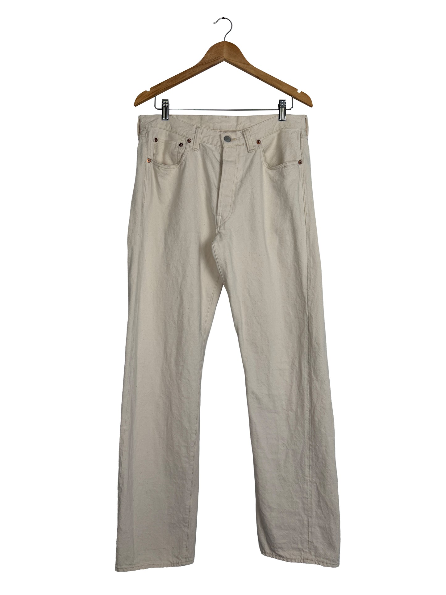 1101 Straight Ecru Denim