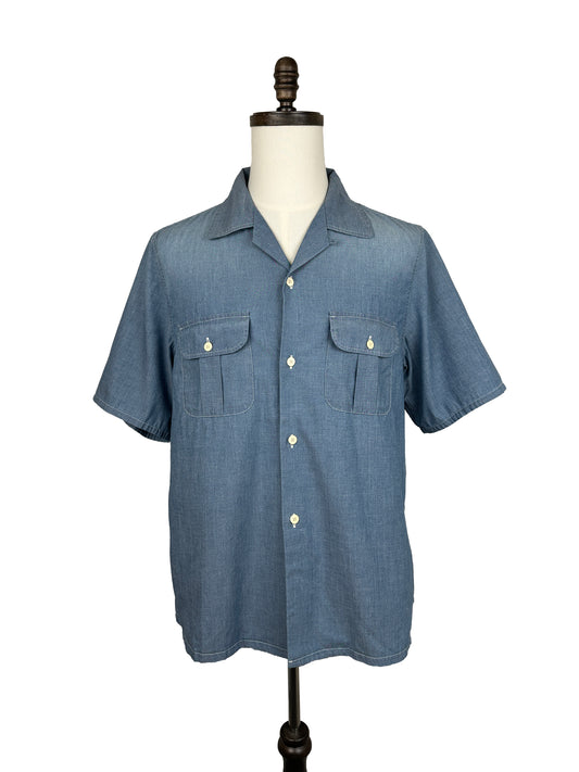 FW23 SPOT Keesey Shirt S/S Chambray *Tokyo Store Exclusive