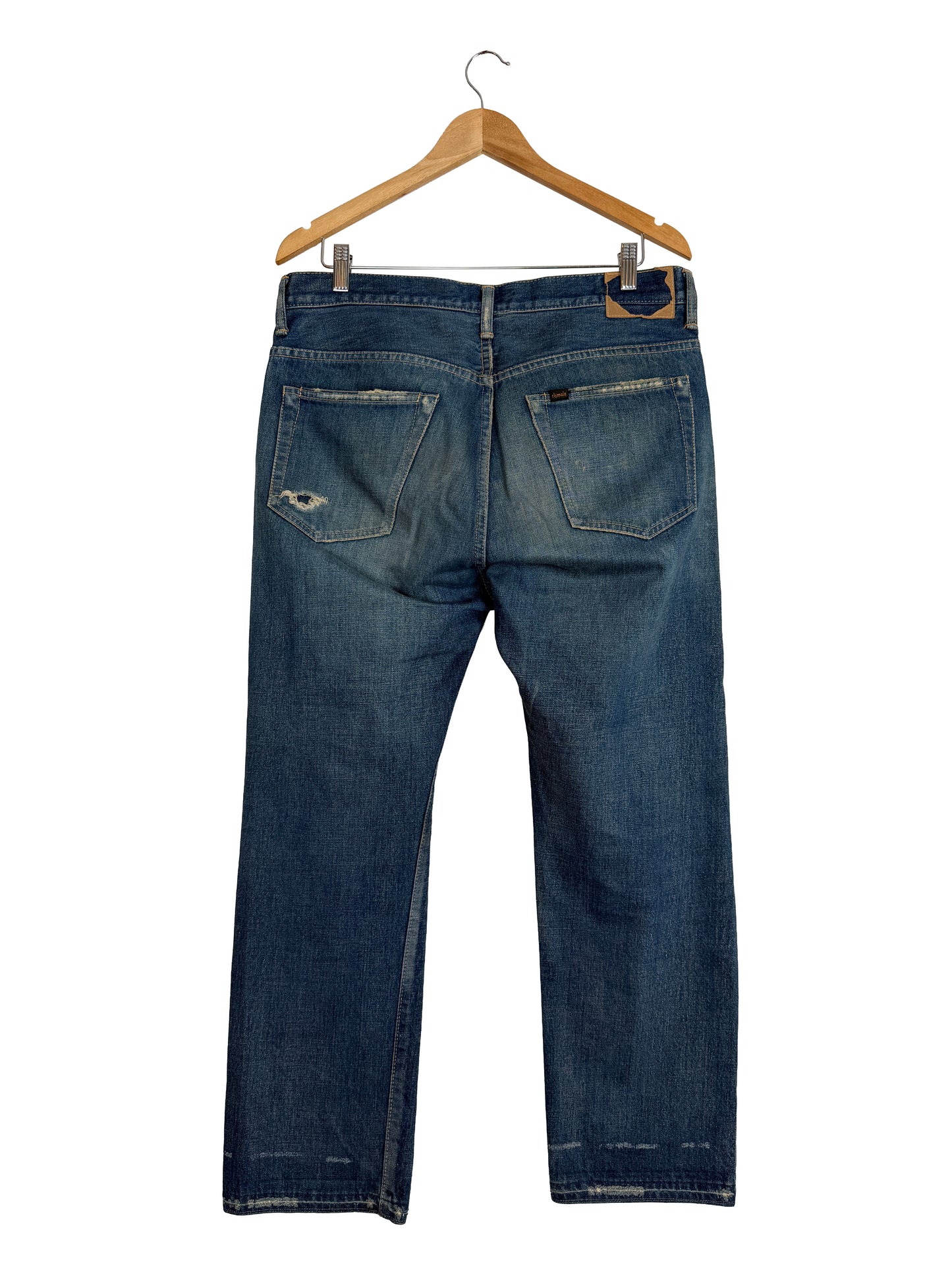 13.5oz Selvedge Denim Used Ankle Cut