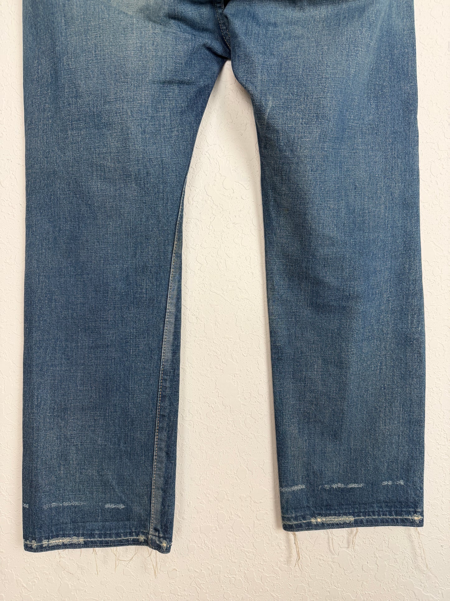 13.5oz Selvedge Denim Used Ankle Cut