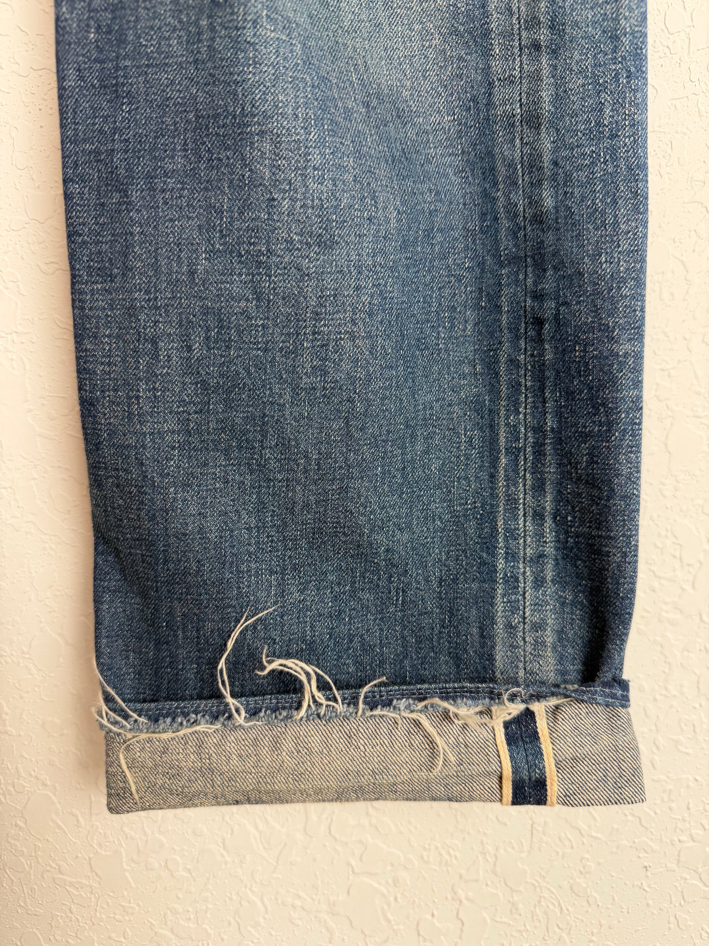 13.5oz Selvedge Denim Used Ankle Cut