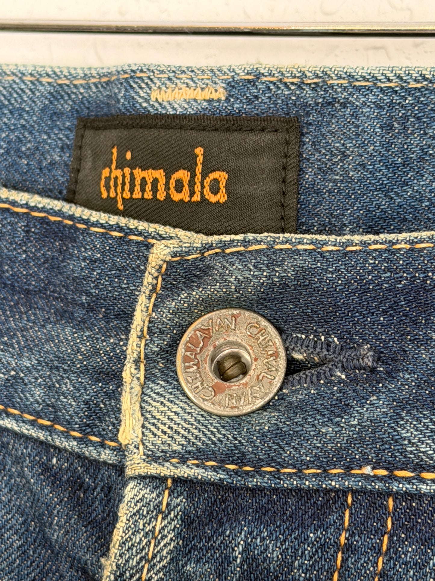 13.5oz Selvedge Denim Used Ankle Cut