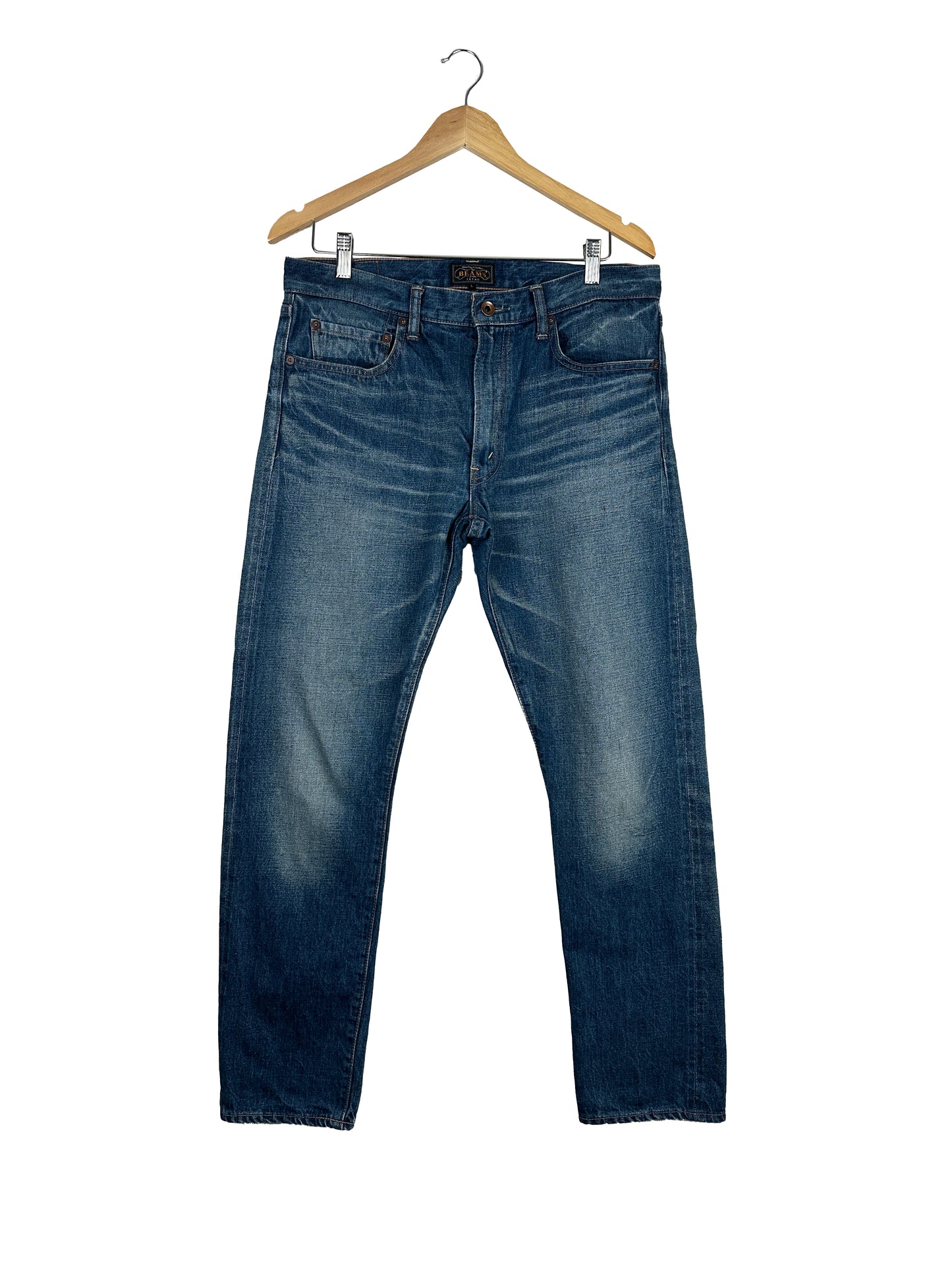 Beams Plus 5 Pocket Selvedge Washed Denim