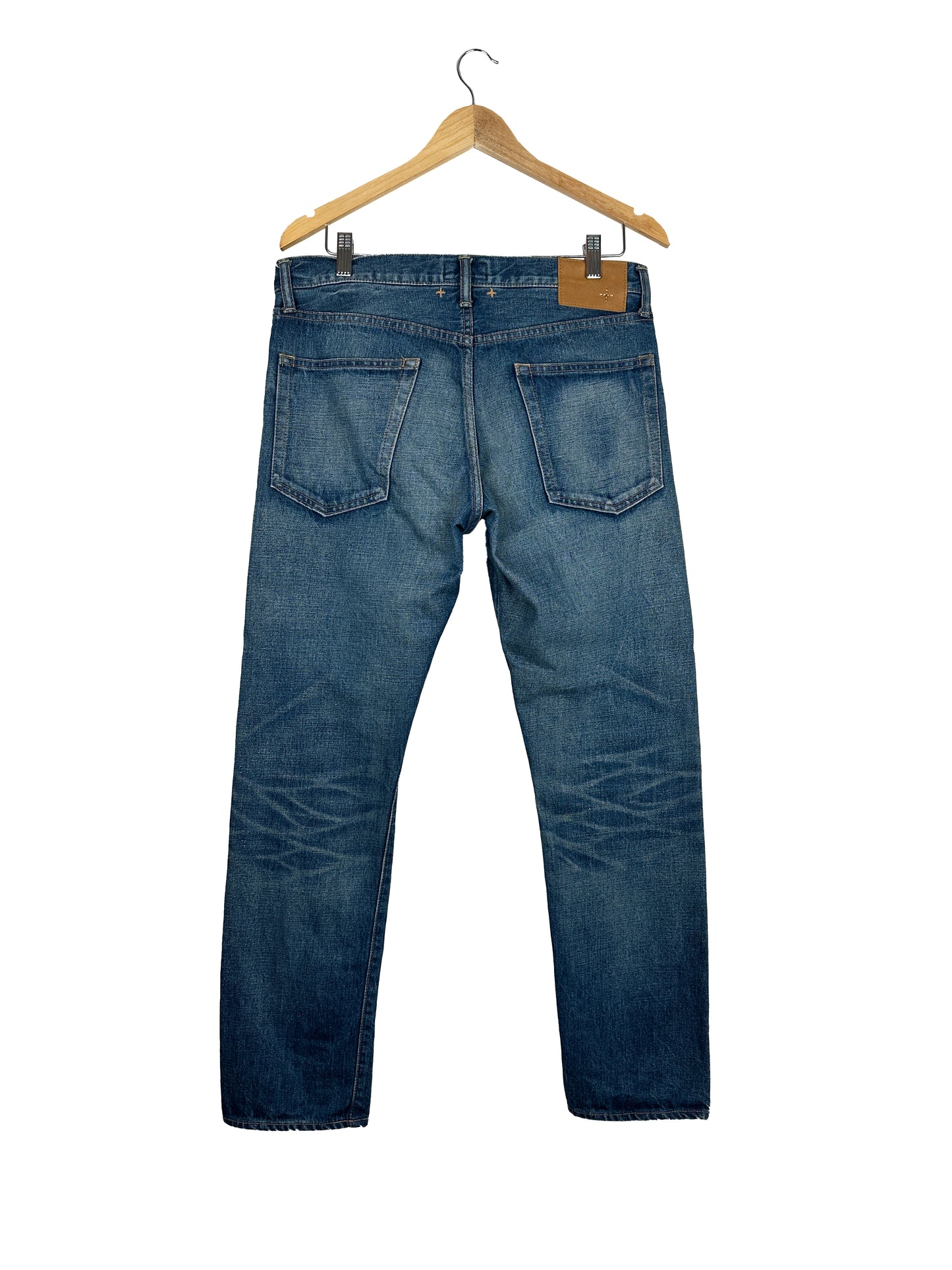 Beams Plus 5 Pocket Selvedge Washed Denim