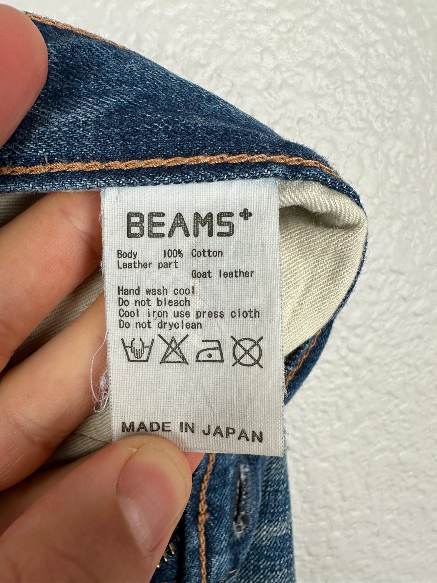 Beams Plus 5 Pocket Selvedge Washed Denim