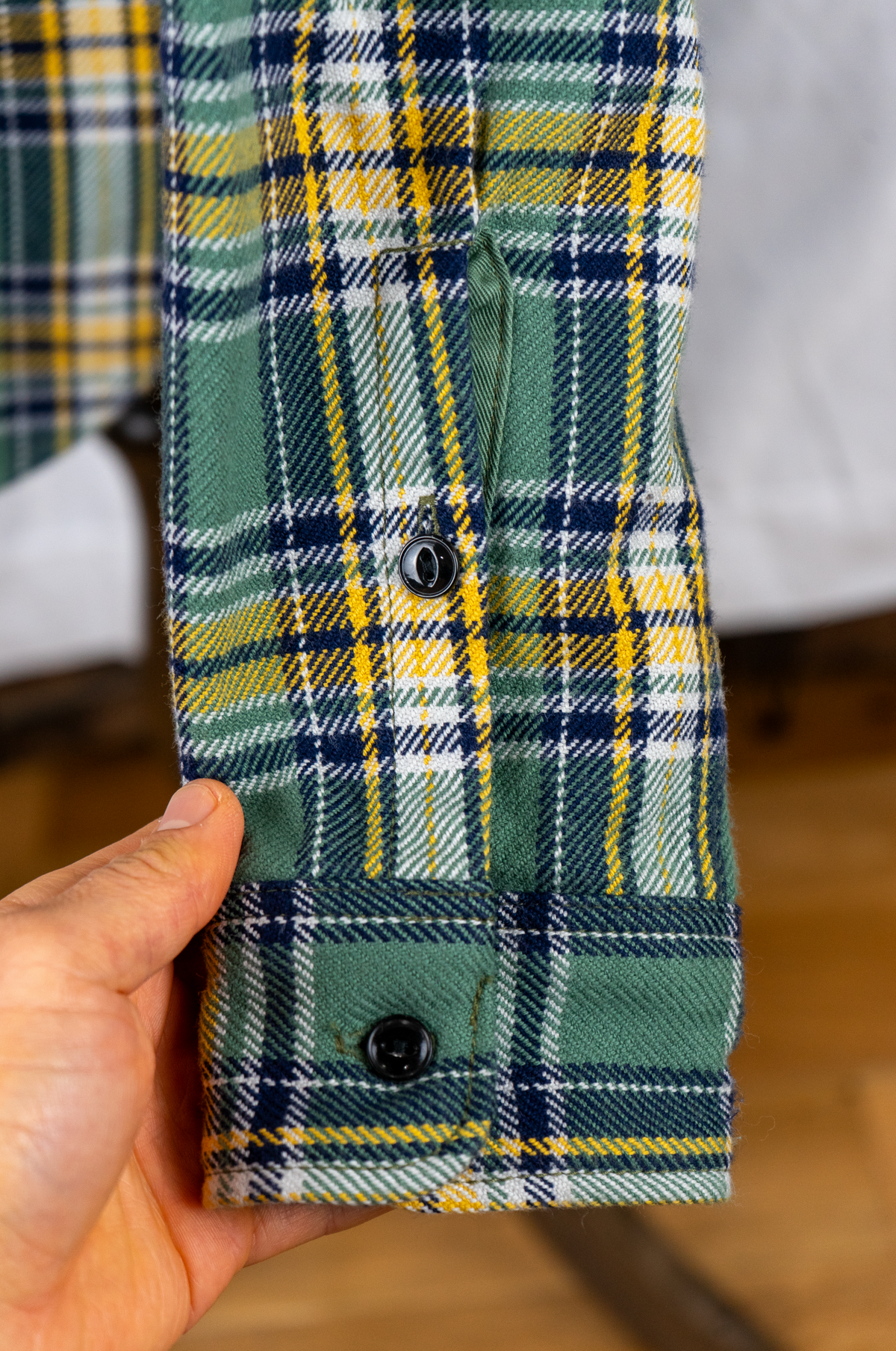 Ultra Heavy Flannel Tartan Check Work Shirt