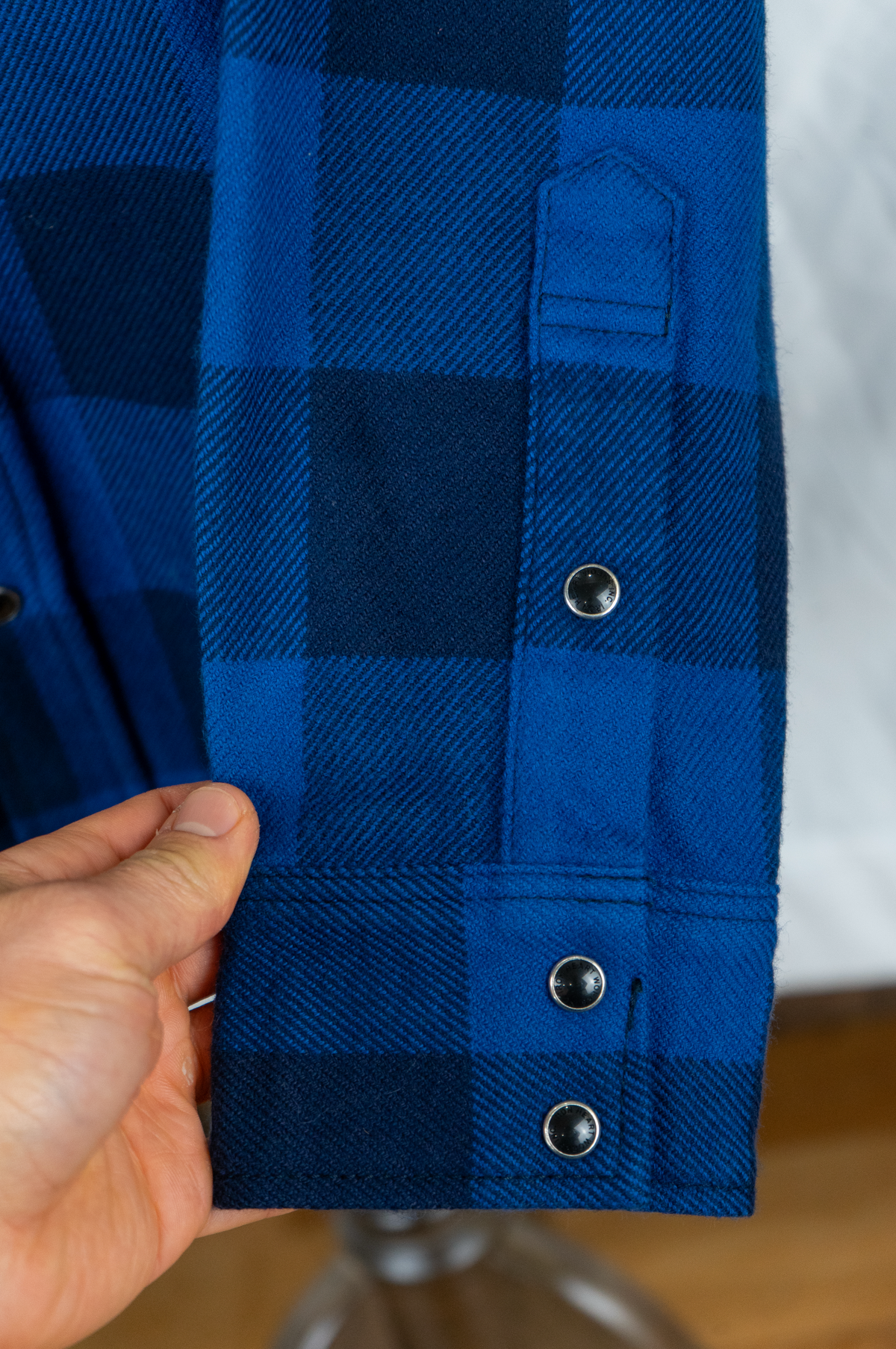 Ultra Heavy Flannel Buffalo Check Western Shirt
