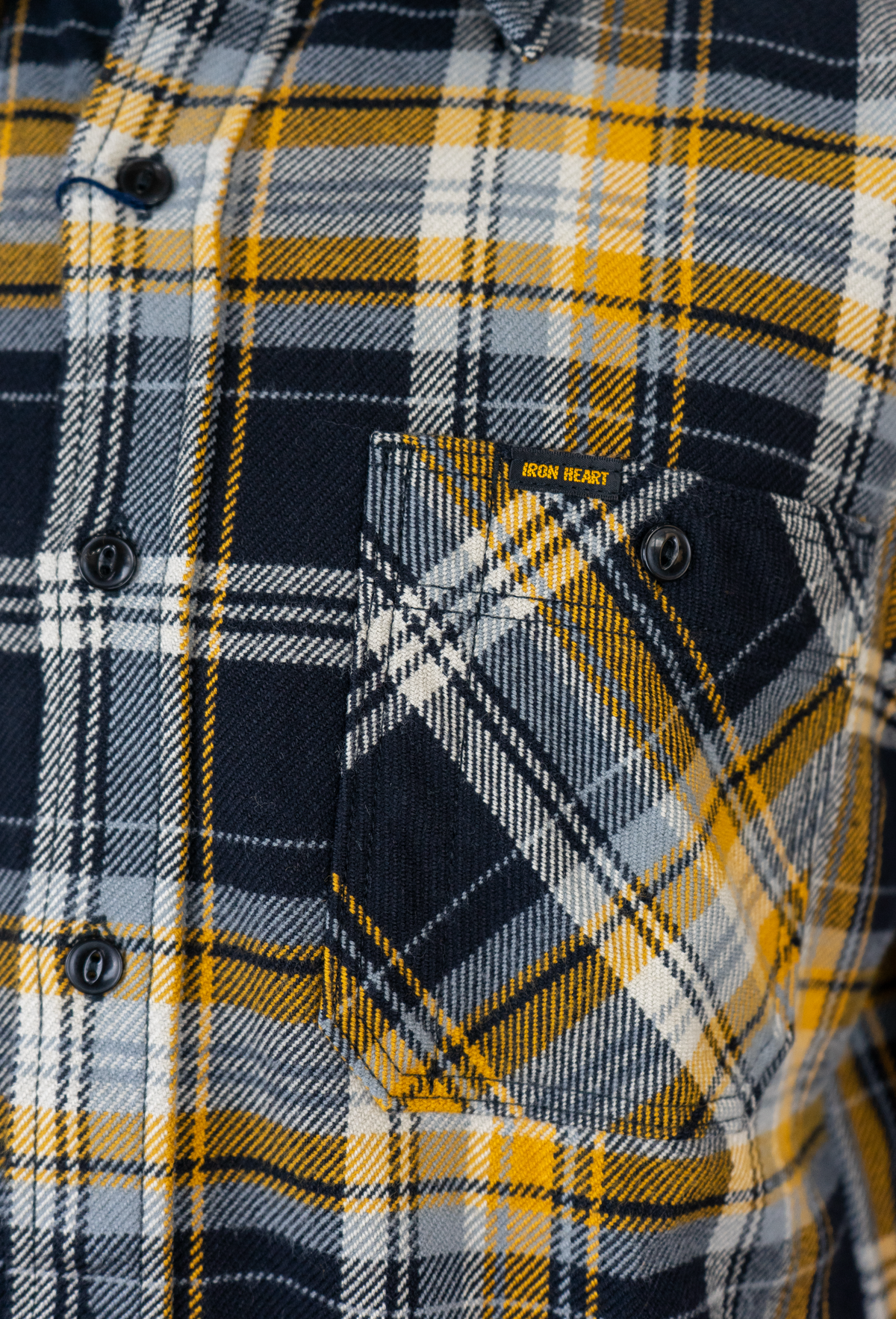 Lot. IHSH-313 Ultra Heavy Flannel Crazy Check Work Shirt